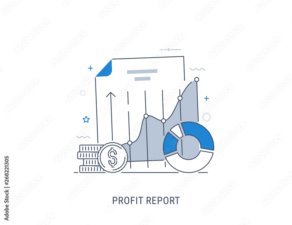 Wall mural data analytics and profit report - Wall murals