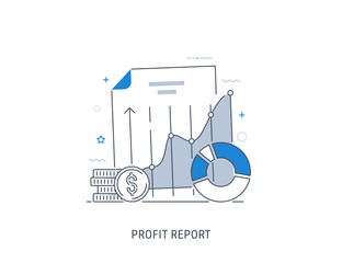Data analytics and profit report