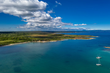 Aerial shot of Kuje lagoon