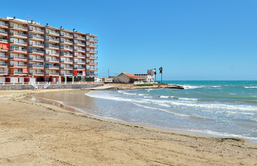 Playa del Cura in Torrevieja, Spain