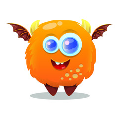 Cute Crazy Monster Character