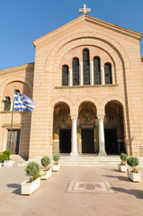 Fototapeta na wymiar Church of St Agios Dionysios, Zakynthos, Greece