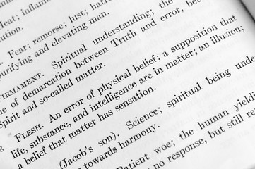 Christian Science definition of "Flesh" in "Science and Health" by Mary Baker Eddy
