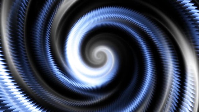 Endless spinning futuristic Spiral. Seamless looping footage. Abstract helix.