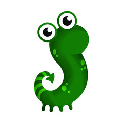 Cute Crazy Monster Character