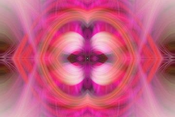 Abstract art screensaver. Colorful wallpaper. Fractal light background, ornament, decor, tracery, garniture, weave