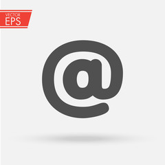 Internet e-mail icon. Web adress symbol. Send mail business mesage button.