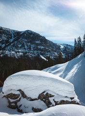 winter mountain landscape