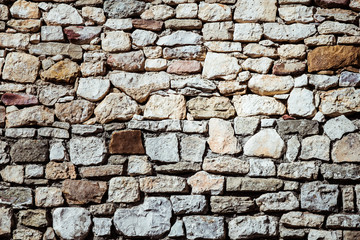 Arrière plan mur ancien en pierres