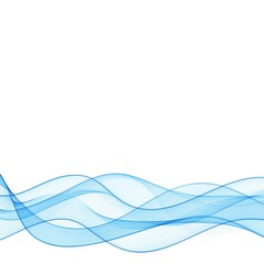 blue sea wave. abstract illustration. vector background