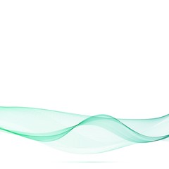 green and blue abstract wave. vector background. presentation template. eps 10