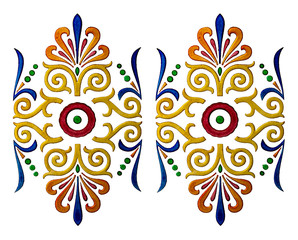 Florence colored illustration