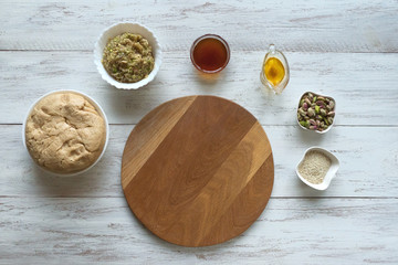 Preparation of Egyptian cookies 