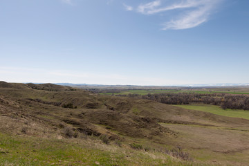 Grassy fields on the Prairie in Montana