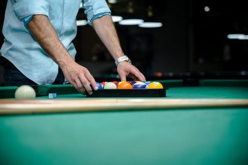  Search alamy All images Ball and Snooker Player, man play snooker 