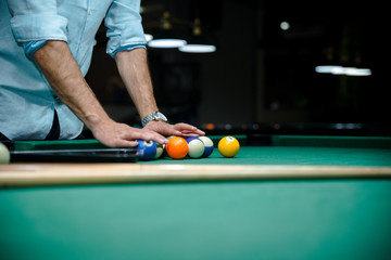  Search alamy All images Ball and Snooker Player, man play snooker 