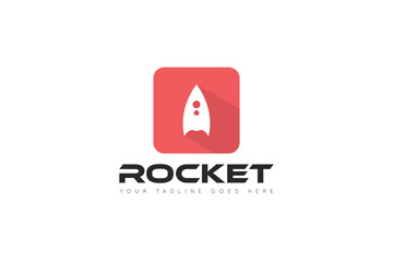 Rocket Logo and icon vector illustration design template