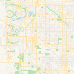 Empty vector map of Peoria, Arizona, USA