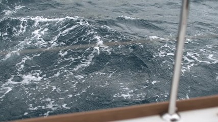 On board the yacht in the Adriatic Sea