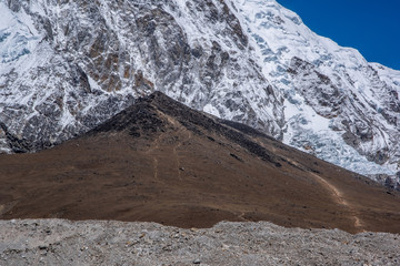 Landscape view of Kala Patar (5,643 m). Sagarmatha (Everest) National Park, Nepal.