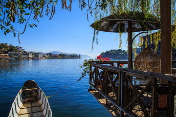 Dali erhai lake scenery