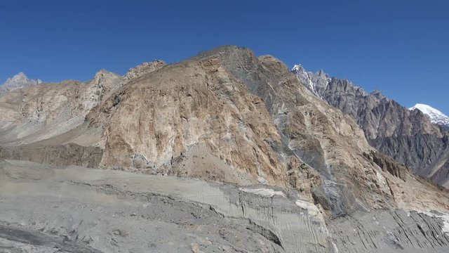 Take a look around the scenic surroundings of the  Pasu Glacier.