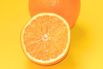 Delicious oranges and orange juice