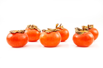 Ripe and delicious persimmon