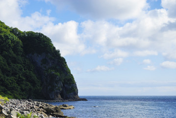 Naklejka premium 海岸 素材