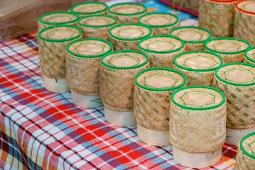 bamboo box for Sticky rice, Thailand kitchen tools