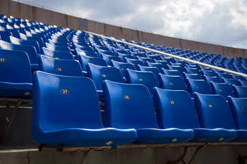 Fototapeta premium Stadion był pusty
