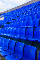 Fototapeta premium The stadium was empty of stands