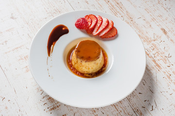 手作りプリン　Very delicious homemade custard pudding