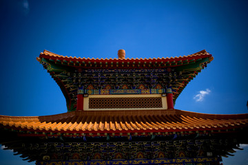Obraz premium roof chinese temple style 