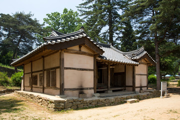 Fototapeta na wymiar Maengssi Haengdan House in Asan-si, South Korea.
