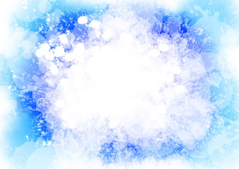 青と弾ける白の背景