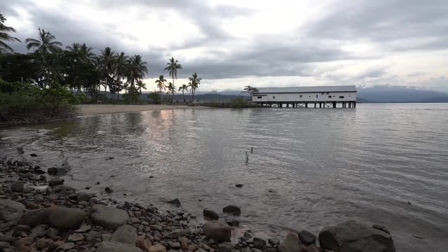 Clouds over Port Douglas Wharf in Queensland, Australia