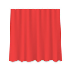 Hanging silk curtain