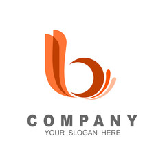 Letter B logo icon with simple , logo b 