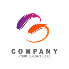 Letter B logo vector, B letter emblem, business logo template, B initial 