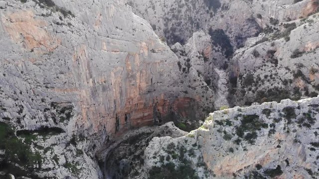 Sardinia nature drone shot, beaches and mountaine