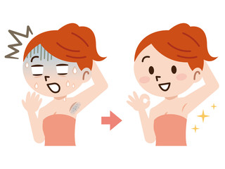 脇　脱毛　ビフォーアフター