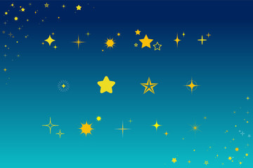 Material set of stars.