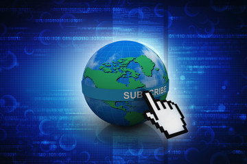 3d illustration Network community concept . Mixed media