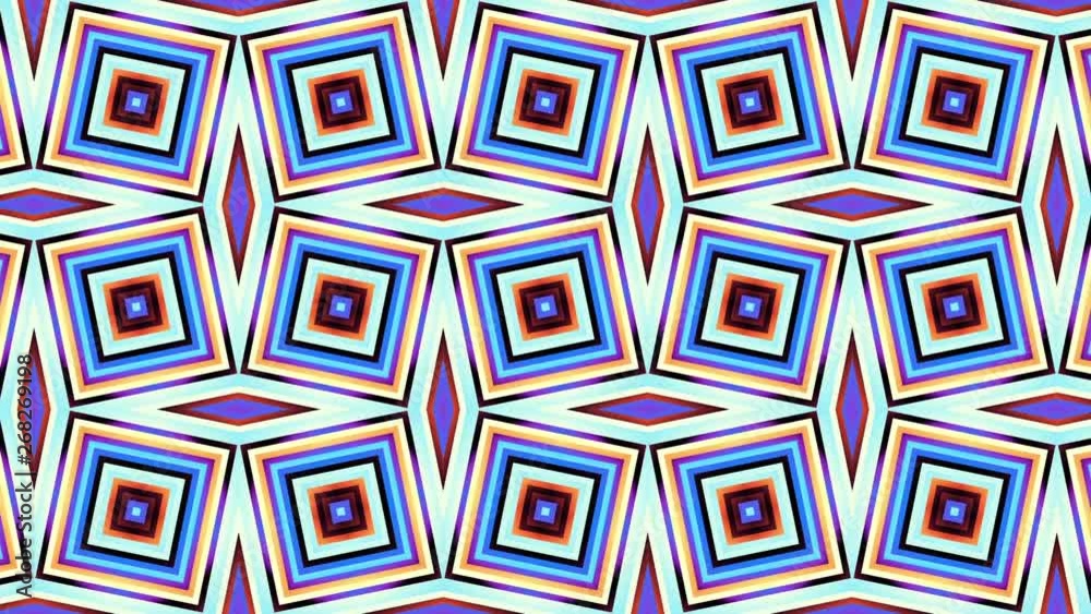 Poster transforming abstract shapes. abstract geometric background. seamless looping footage.