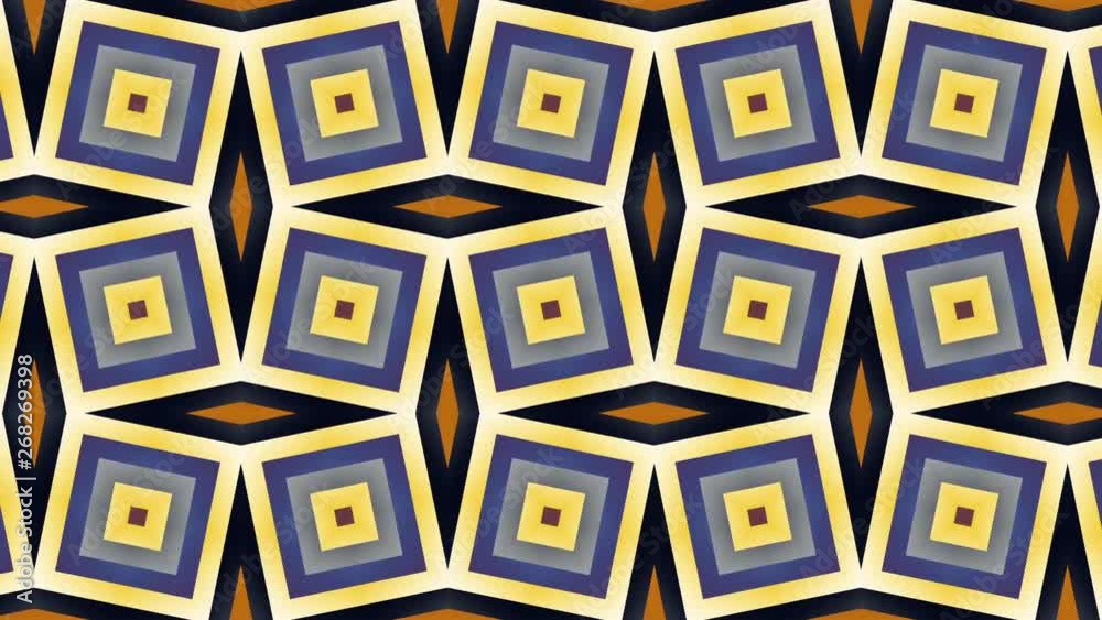 Aufkleber transforming abstract shapes. abstract geometric background. seamless looping footage.