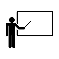 teacher - presentation icon