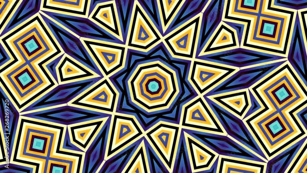 Poster transforming abstract shapes. abstract geometric background. seamless looping footage.