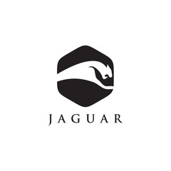 Jaguar logo design vector template