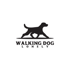 Dog icon logo design vector template